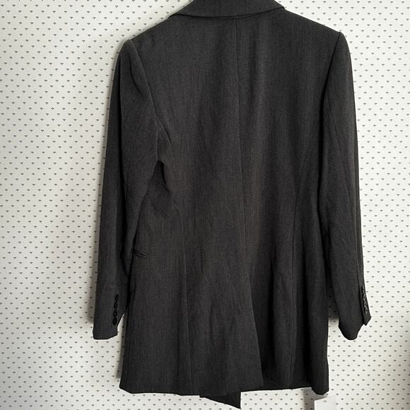 NWT MM Lafleur The Tamar Blazer 6 Jacket Gray Stretch Twill Academia Office M.M. - Picture 6 of 9